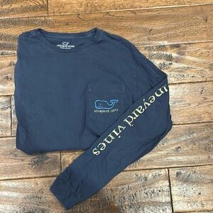 Vineyards Vines LS Whale tee- Size Smalll